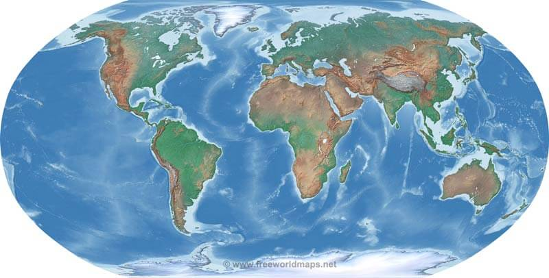 world map