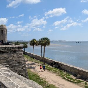 view of St Augustine Inlet from Castillo de San Marcos